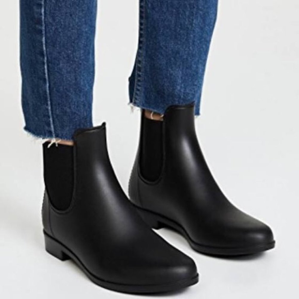 Sam Edelman Tinsley Chelsea Rainboots Matte Black